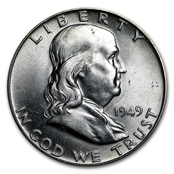 1949 Franklin Half Dollar BU 1949 Franklin Half Dollar BU